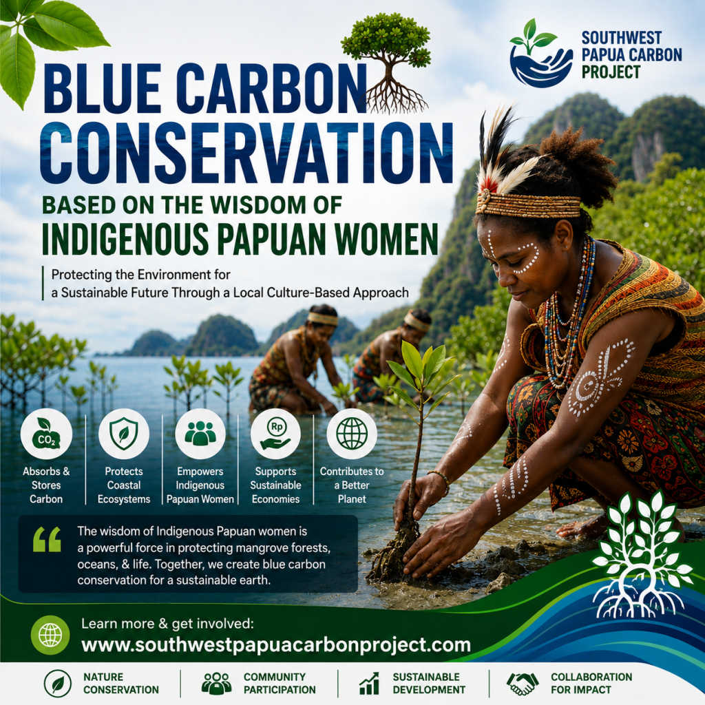 Blue Carbon Conservation Based on the Wisdom Papuan Women