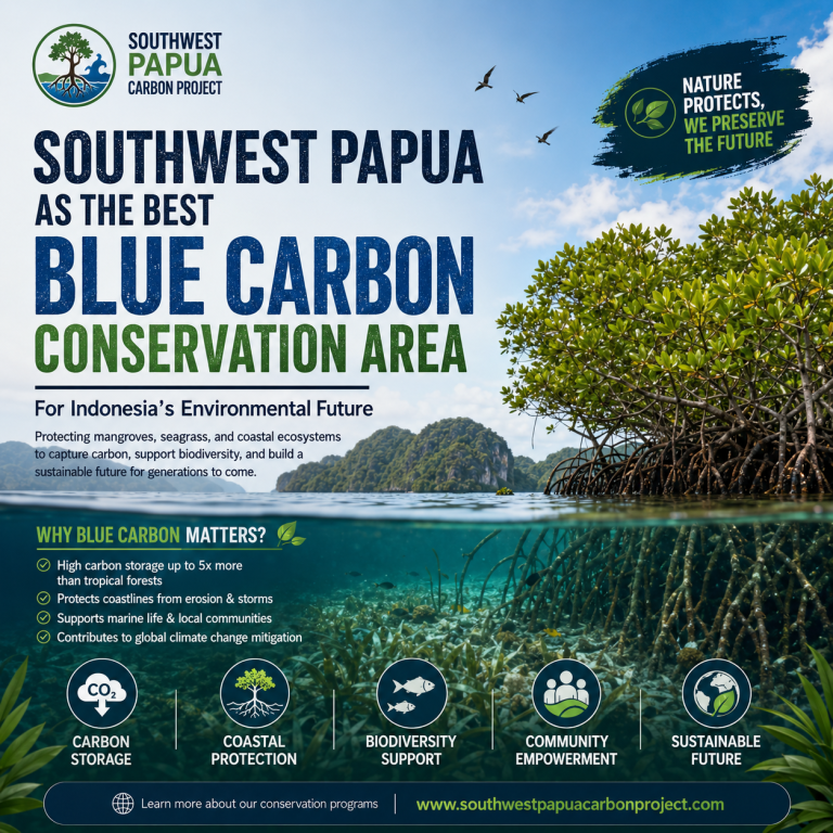 Southwest Papua as the Best Blue Carbon Conservation Area